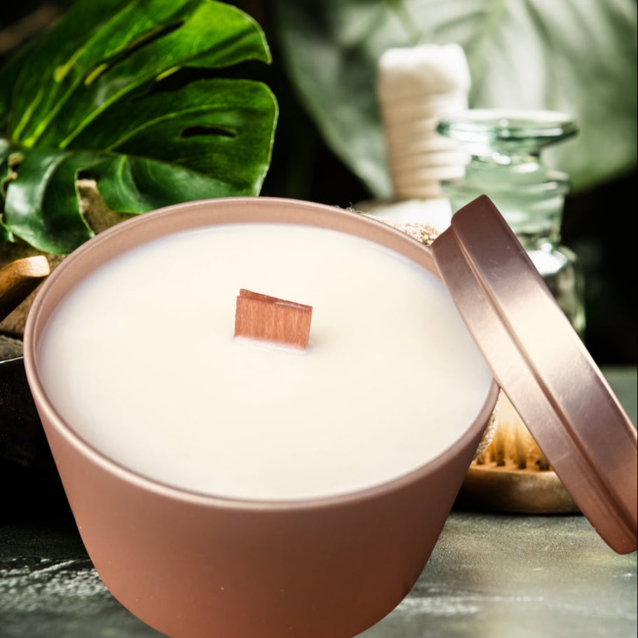 WOOD WICK SOY CANDLES - YOU CREATE THE SCENT